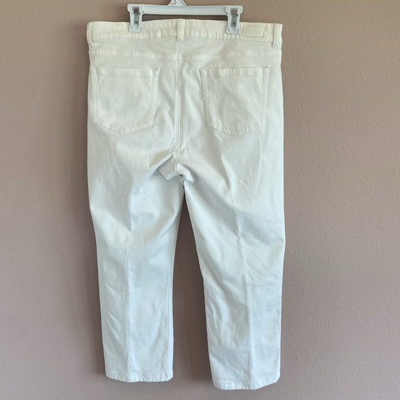 Jones New York white ankle/crop pants, size 12 - Picture 2 of 7